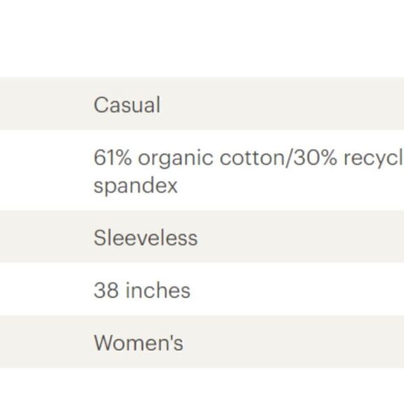 Patagonia V-neck Sleeveless Vitality Shelf-bra Athletic Organic Cotton Dress - Picture 6 of 7